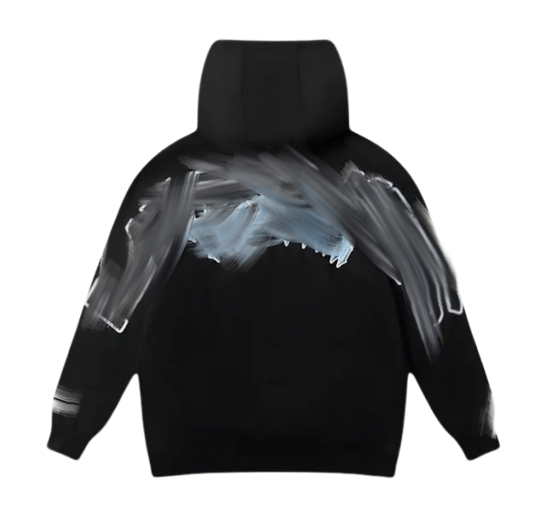 Back Embroidered & T⭐ Hoodie