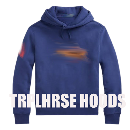 3 Horse Slim-Fit Cotton Pullover Hoodies (+3)