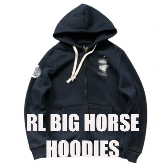 Big Horse Cotton Zip-Up Hoodies (+3)